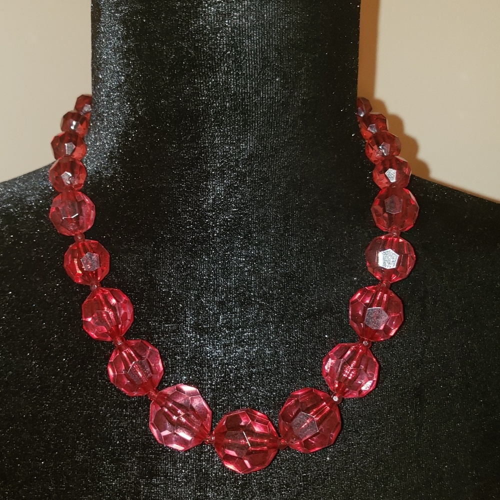Clear Gem Necklace